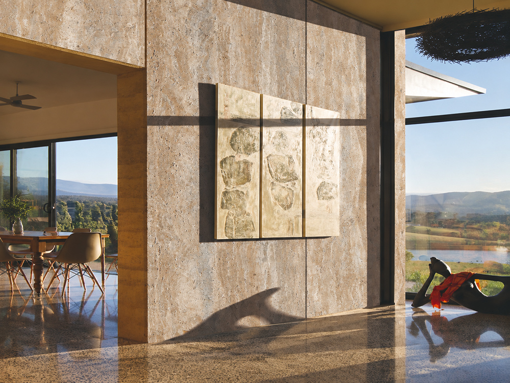 Rome Travertine bathroom application