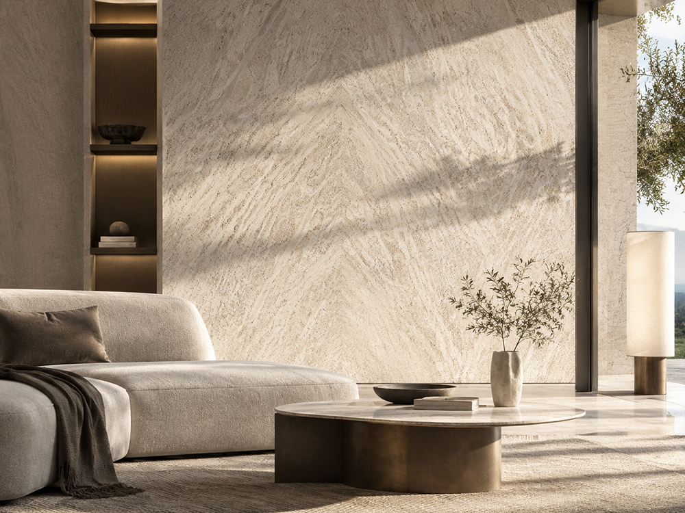 Rome Travertine bathroom application